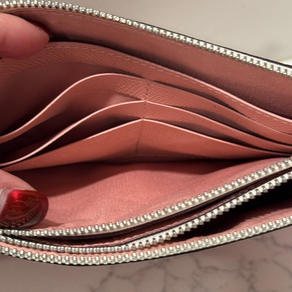 Coach Crosby Pink Ombré Wristlet - Picture 7 of 16